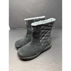 Columbia Ice Maiden Slip III Waterproof Winter Boots, Black,‎ Women's 7.5M